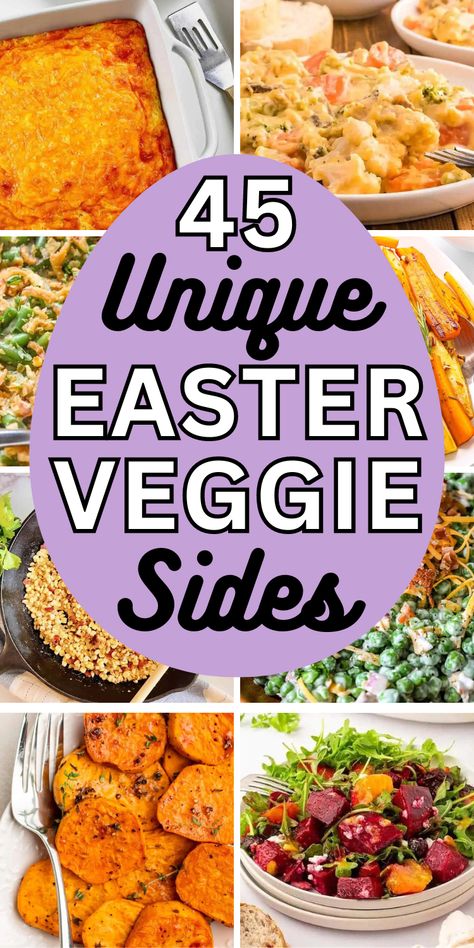 easter menu ideas meals families Easy Easter Side Dishes, Easter Side Dish Recipes, Easter Side Dishes Vegetables, Creamy Deviled Eggs, Easter Dinner Side Dishes, Easter Vegetables, Easter Dinner Sides, Spring Food Ideas, Easter Meal Ideas