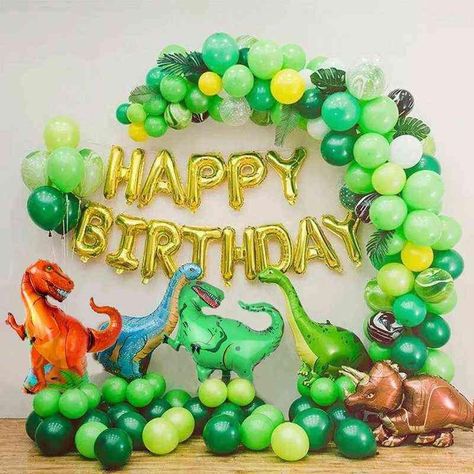 Dinosaur Birthday Decorations, Happy Birthday Balloon Banner, Dinosaur Party Decorations, Dinosaur Party Supplies, Dinosaur Birthday Party Decorations, Dinosaur Balloons, 1 Balloon, Birthday Dinosaur, Boy Party Favors