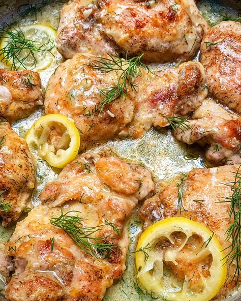 Lemon Dill Chicken – Yohana Yoshe | The Pretend Blogger Lemon And Dill Chicken, Chicken Dill Recipes, Honey Dill Chicken, Recipes With Dill Herb, Lemon Dill Chicken, Dill Chicken, Coconut Milk Chicken, Dill Potatoes, Dill Recipes