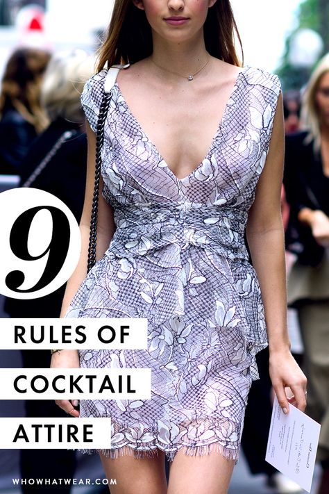 What you should actually wear to cocktail hour Casual Cocktail Attire For Women, Casual Cocktail Attire, What Is Cocktail Attire, Summer Cocktail Attire, Cocktail Party Attire, Cocktail Wedding Attire, Party Style Outfit, Best Cocktail Dresses, Cocktail Attire For Women