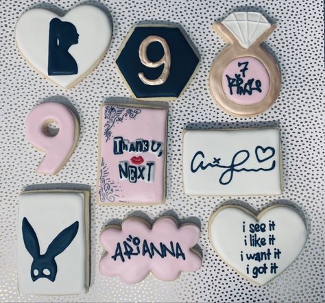 Ariana Grande Birthday Cake, Ariana Grande Birthday Party Ideas, Ariana Grande Birthday Party, Ariana Grande Bday Party, Ariana Grande Bachelorette Party, Ariana Grande Cupcakes, Ariana Grande Themed Birthday Party, Ariana Grande Party Theme, Ariana Grande Cake