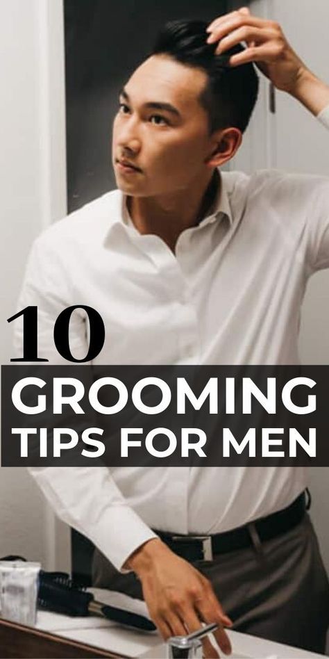 Grooming makes you look more attractive and feel better. Here are 10 timeless grooming tips for men which covers skincare, body hair, shaving, hair care. | nextlevelgents.com #nextlevelgents #groomingtips #grooming Mens Facial Care Routine, Grooming Men Tips, Men Personal Care, Men’s Grooming, Male Grooming Body, Men Grooming Tips, Grooming Tips For Men, Bro Tips, Best Skincare For Men