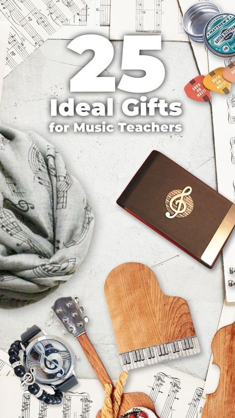 Do you want to make an unforgettable gift for your music teacher? Here we have done an excellent compilation of ideal gifts for your music teacher. Just check them out! #giftsformusicteachers #giftsformusicteachersdiy #musicteachersgifts #giftsformusicteachers #giftideasformusicteachers #retirementgiftsformusicteachers #christmasgiftsformusicteachers #bestgiftsformusicteachers #thankyougiftsformusicteachers #giftsformalemusicteachers #giftstogivemusicteachers Presents For Music Teachers, Gift Ideas For Piano Teacher, Gifts For Piano Teacher, Gift Ideas For Music Teachers, Music Teacher Gifts Diy, Gift For Music Teacher, Piano Teacher Gift Ideas, Music Teacher Gift Ideas, Gifts For Music Teacher