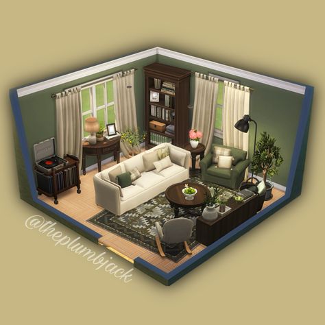 Living Room Designs Sims 4 No Cc, Sims House Living Room, Cozy Living Rooms Sims 4, Sims 4 Living Room Ideas Apartment, Sim4 Room Ideas, Bedroom Inspo Sims 4, Cozy Apartment Sims 4, Sims 4 Houses Interior Living Rooms, Sims 4 Living Room Ideas Cottage