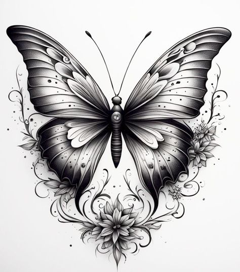 Large Butterfly Tattoo, Art Butterfly Tattoo, Root Tattoo, Insect Drawings, Tattoo Butterflies, Baby Memorial Tattoos, Realistic Butterfly Tattoo, Thumb Tattoos, Dove Tattoo Design