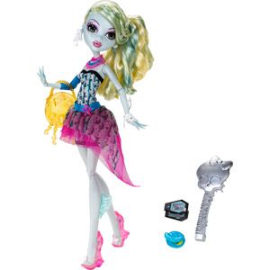 Monster High Dot-Dead Gorgeous Party Doll, Lagoona Lavender Lipstick, Monster High Collection, Mint Green Hair, Aqua Blue Dress, Pink Marker, Laguna Blue, Arte Monster High, Monster High Party, Lagoona Blue