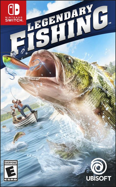 Legendary Fishing - Nintendo Switch Standard Edition,#Nintendo, #Fishing, #Legendary, #Edition Nintendo Switch System, Plenty Of Fish, Bass Fishing Tips, Largemouth Bass, Sports Game, Video Games Nintendo, Types Of Fish, Fishing Game, Mario Party