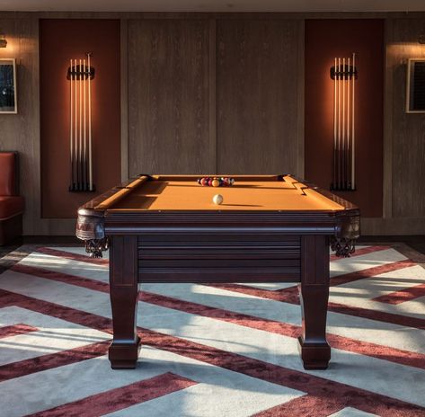 David Collins Studio on Instagram: “RESIDENTIAL AMENITIES The @ritzcarlton amenities at MahaNakhon tower, Bangkok, designed for @pace_development. 📷 by @edmonleong…” Life In Pixels, Residence Lobby, Luxury Tower, Billiards Room Decor, David Collins, Billiard Rooms, Southern House, House Games, Timber Panelling