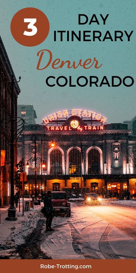 Where To Stay In Denver Colorado, Weekend In Denver, La Travel Guide, Things To Do In Denver, Denver Travel, Colorado Travel Guide, Itinerary Planner, Colorado Winter, Weekend Itinerary