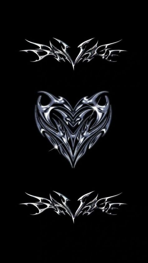 Gothic silver heart grunge goth black Goth Heart Aesthetic, Goth Heart Wallpaper, Metallic Heart Wallpaper, Metal Heart Aesthetic, Gothic Grunge Wallpaper, Gothic Wallpaper Laptop, Chrome Hearts Wallpaper, Laptop Layout, Pink Wallpaper Heart