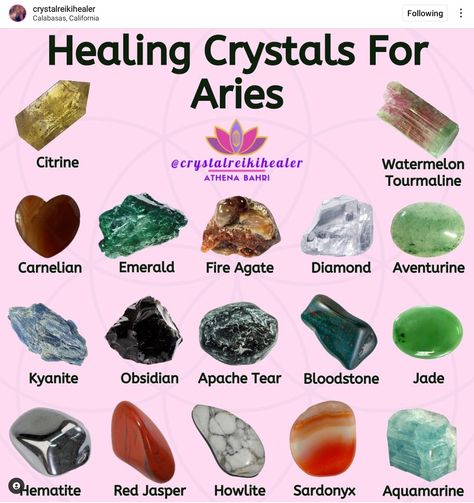 Crystal For Aries, Aries Stones And Crystals, Aries Crystals Stones, Stones For Aries, Crystals For Aries, Aries Crystals, Astrology Crystals, Fire Witch, April Aries