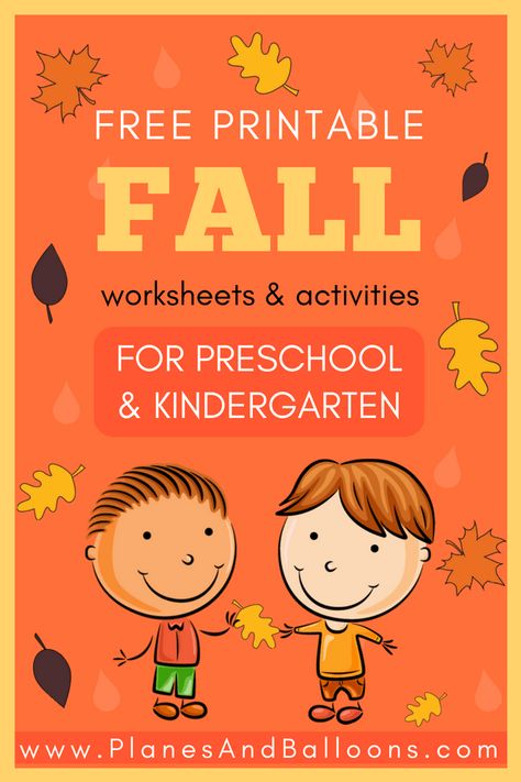 Fall worksheets for preschool and kindergarten you have to use this fall Fall Activity Kindergarten, Fall Worksheets For Preschool, Fall Lesson Plans, Fall Worksheets, Preschool Fall, Activities Kindergarten, Fall Preschool Activities, Fall Lessons, Fall Kindergarten