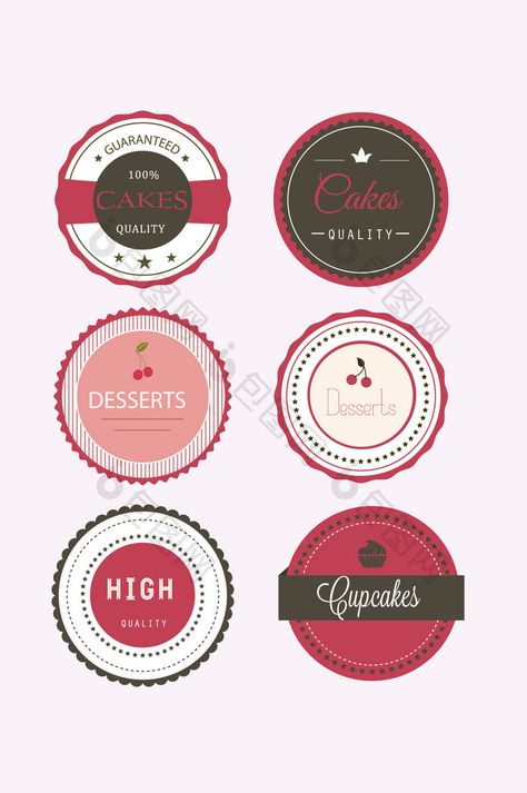 Cake label vector material. #dessert #cake #food #graphicdesign #pikbest #teatime #design #templates #blog #bread #diy #bakery Cake Label Design, Cake Sticker Design, Vector Free Graphic Design, Coffee Shop Equipment, Wine Label Template, Baking Logo Design, Baking Logo, Wedding Wine Labels, Candy Labels