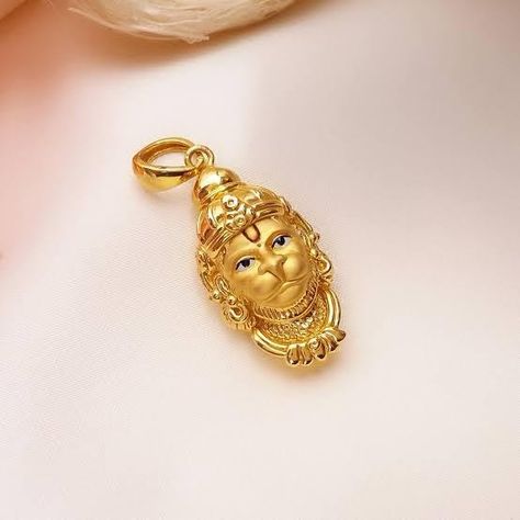 Hanuman Ji Locket Gold, Hanuman Gold Pendant For Men, Ganesh Pendant Gold For Men, Hanuman Locket Gold, Hanuman Pendant, Gold Chocker Necklace, Gold Neck Chain, Gold Pendants For Men, God Pendant