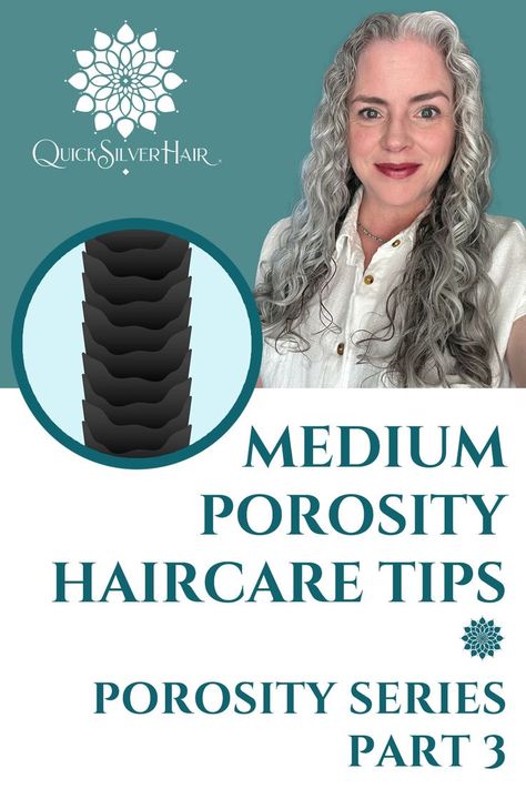 Medium Porosity Haircare Tips and Tricks. • Medium Porosity Hair Characteristics • Water Retention and Absorption in Medium Porosity Hair • Proteins for Medium Porosity Hair • Cleansing Tips for Medium Porosity Hair • Conditioning Tips for Medium Porosity Hair • Leave-in for Medium Porosity Hair • Tangles and Detangling Medium Porosity Hair • Oils for Medium Porosity Hair • Hold Products and Longevity for Medium Porosity Hair • Product Amounts & Application • Drying Hair Medium Porosity Hair, Diy Hair Care Recipes, Grey Hair Care, Hair Conditioning, Haircare Tips, Hair Oils, Hair Care Recipes, Hair Protein, Hair Porosity