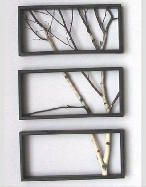 Decorating & Crafting Picture Frame Ideas | Frame USA Branch Art, Padded Wall, Deco Nature, Metal Tree, Décor Diy, Trendy Home, Nature Decor, Pics Art, Kitchen Wall Decor