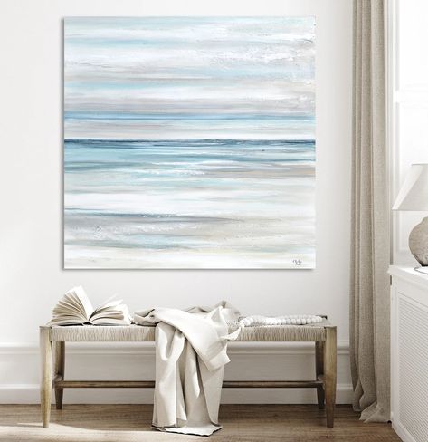 Top 10 Bestselling Coastal Prints 2024 – Contemporary Art by Christine Christine Bell, Neutral Artwork, Painting Ocean, Coastal Painting, Contemporary Coastal, Square Wall Art, Minimalist Artwork, Coastal Prints, Large Canvas Wall Art