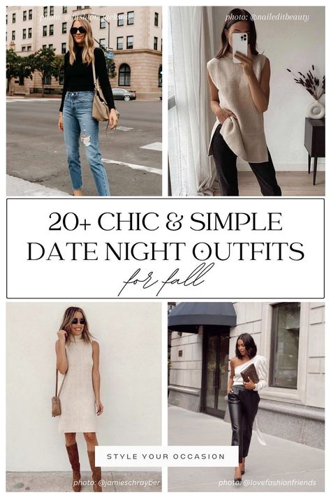 High End Dinner Outfit, Fall Dinner Outfit 2023, Trendy Evening Outfits, Dc Date Night Outfit, 30s Night Out Outfit, Fall Outfits 2023 Night Out, Classy Happy Hour Outfit, Date Night In Paris Outfit, Going Out Outfits In Your 30s