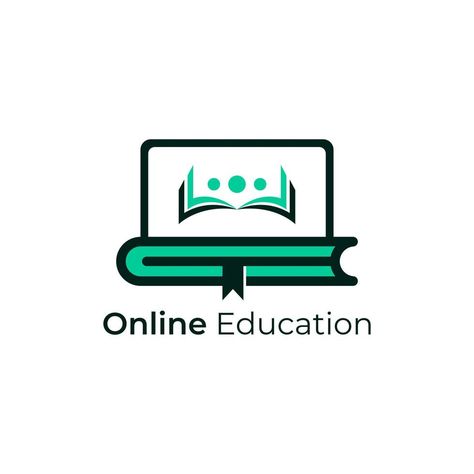 Online Education logo design Online Academy Logo, Online Learning Logo, E-learning Logo, Online Education Logo, Pen Logo, Study Images, Teaching Business, Education Logo Design, Academy Logo