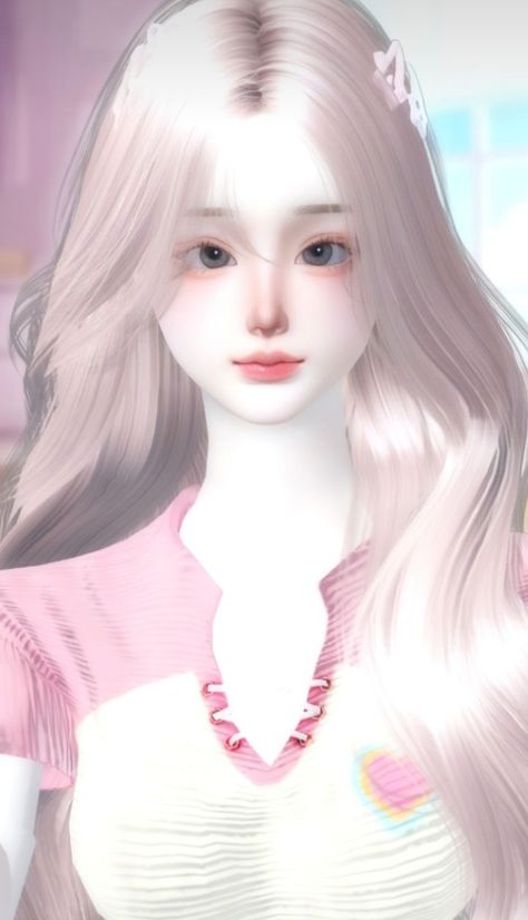 Zepeto Looks Ideas, Wallpaper Iphone Disney, Mind Body And Soul, Body And Soul, Pretty Face, Mind Body, Soft Pink, Iphone Wallpaper, Anime Art