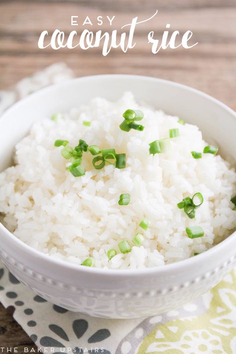 Coconut Rice Sweet, Sweet Coconut Rice, Easy Coconut Rice, Coconut Rice Recipe, Coconut Rice, Canned Coconut Milk, Favorite Side Dish, Rice Dishes, White Rice