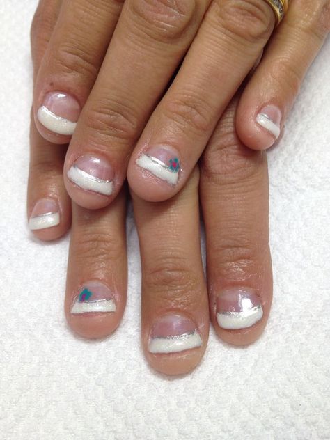 Simple Nail Polish Designs For Short Nails, Russian Manicure Design Short, Nails Square Short Design, Short Cute Nails Acrylic Square, Simple Nail Designs Square, Short Natural Nails Designs, Uwu Nails, Short Square Nail Designs, Short White Nails