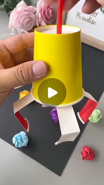 Instadiyou on Instagram: "Created a garbage picker tool using a plastic cup, adding a functional and creative touch to your crafts! 🗑️✨ A perfect project for recycling enthusiasts and craft lovers alike. Explore more creative DIY ideas on my Instagram Reels page: @instadiyou #garbagepicker #plasticcupcraft #diyprojects #handmadeart #creativeprojects #diycrafts #upcycledart #artsycrafts #craftingjoy #handmadewithlove #ecoart #craftingfun #diyideas #handmadebeauty #creativefun #craftlove garbage picker, plastic cup craft, DIY projects, handmade art, creative projects, DIY crafts, upcycled art, artsy crafts, crafting joy, handmade with love, eco art, crafting fun, DIY ideas, handmade beauty, creative fun, craft love" Plastic Cup Crafts, Fun Diy Ideas, Artsy Crafts, Science Labs, Eco Art, Maker Project, Scissor Skills, Cup Crafts, Upcycled Art