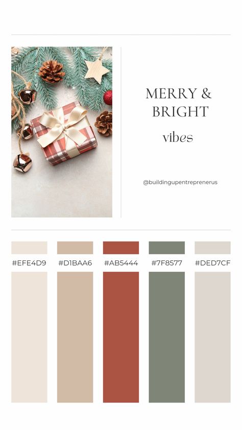 Christmas Color Palette Canva, Holiday Color Pallete, Woodland Christmas Color Palette, Christmas Card Color Scheme, Christmas Neutral Color Palette, Earthy Christmas Color Palette, December Colour Palette, Holiday Colour Palette, Modern Winter Color Palette