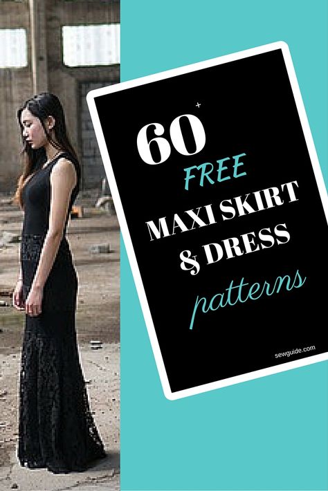 Maxi Dress Patterns Free, Maxi Dress Patterns, Diy Skirt Pattern, Sew Maxi Skirts, Skirt Sewing Pattern Free, Mermaid Skirt Pattern, Maxi Skirt Sewing Pattern, Hankerchief Skirt, Skirt Sewing Patterns