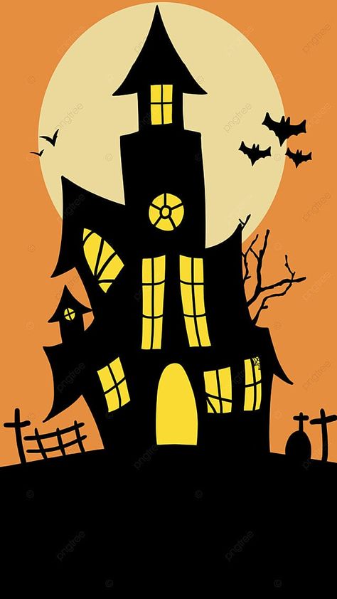 Castillo Fondos De Pantalla Para Halloween Ilustración Silueta Fondos Halloween Imagenes, Halloween Ilustraciones, Dibujos Halloween, Marcos Halloween, Halloween Infantil, Casa Halloween, Halloween Idea, Halloween Cartoon, Halloween Backdrop