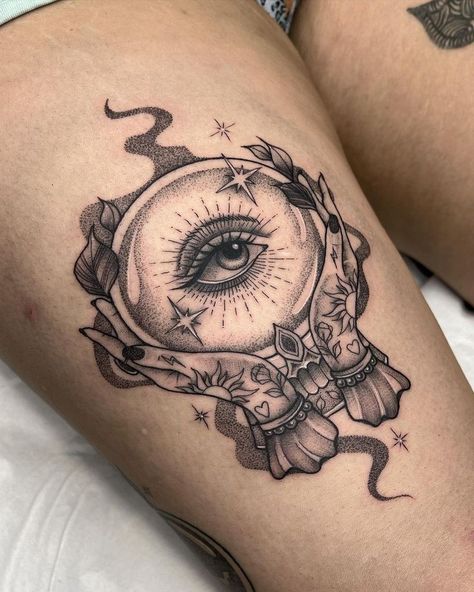 Seeing Eye Tattoo, All Seeing Eye Tattoo, Designer Tattoo, Whimsical Tattoos, Mystical Tattoos, Inspo Tattoo, Tattoo Designer, Shop Tattoo, Beauty Tattoo