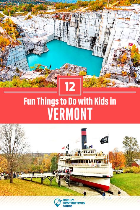 Dreaming about a family vacation to Vermont and looking for things to do? We’re FamilyDestinationsGuide, and we’re here to help: Discover the most fun things to do in Vermont with kids - so you get memories that last a lifetime! #vermont #vermontthingstodo #vermontwithkids #vermontactivities Things To Do In Vermont, Vermont Trip, Vermont Vacation, Kid Friendly Vacations, Family Summer Vacation, New England Road Trip, England Trip, Airbnb Design, Burlington Vermont