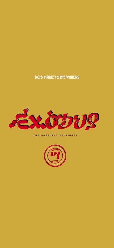 Bob Marley & The Wailers - Exodus 40th Anniversary Edition (1977 / 2017) - Reggae Wallpapers Reggae Aesthetic Wallpaper, Exodus Wallpaper, Reggae Wallpapers, Bob Marley Exodus, Bob Marley Poster, Could You Be Loved, Reggae Art, Iphone Wallpaper Earth, Reggae Bob Marley