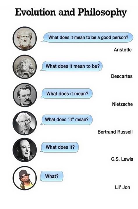 I never thought I would see Aristotle compared to Lil Jon. Interesting Charts, Philosophy Memes, Philosophy Theories, Programming Humor, Western Philosophy, Bertrand Russell, Witty Quotes, Funny Illustration, Philosophy Quotes