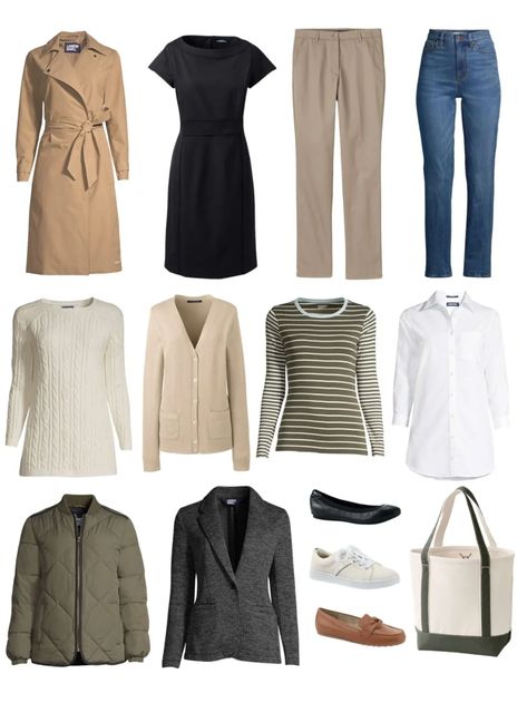 Lands End Clothing, Simply Elsa, Ultimate Capsule Wardrobe, Simple Sweaters, Coastal Grandmother, Getting Dressed, Love More, Tailored Blazer, Things I Love