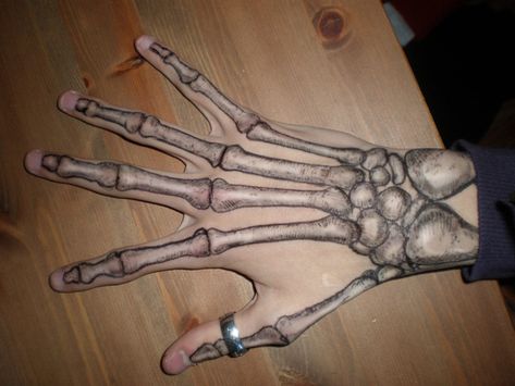 Bone Tattoos, Skeleton Tattoos, Skeleton Hand Tattoo, Weird Tattoos, Hand Tattoos For Guys, Cross Tattoo, Skeleton Hands, Custom Tattoo, Skin Art