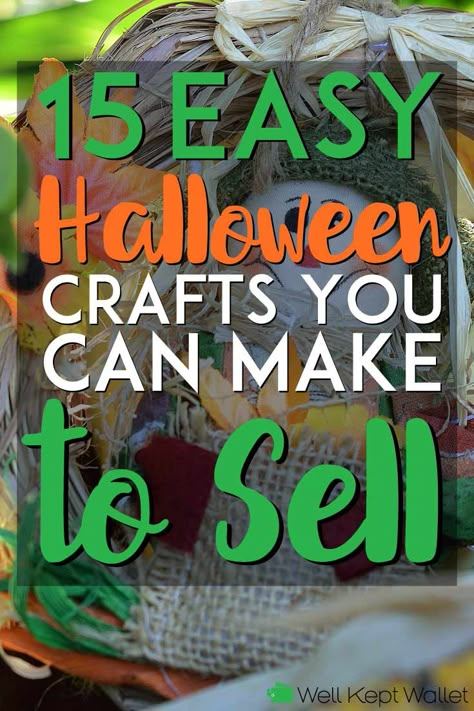 Make To Sell, Party Ideas Halloween, Halloween Outdoor Decoration, Halloween Crafts To Sell, Halloween Decor Diy, Dollar Tree Halloween, Homemade Halloween Decorations, Halloween Party Ideas, Dollar Store Halloween