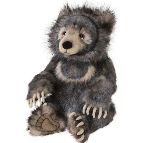 Sloth Bear, Charlie Bears, Abandoned Mansions, Bear Paws, Cute Stuffed Animals, Bear Stuffed Animal, Cute Plush, Plush Animals, Teddy Bears