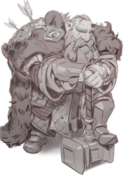 ArtStation - doodle, Joris Dewolf Character Design Sketches, Dungeons And Dragons Characters, Character Sketch, Medieval Fantasy, Dnd Characters, Fantasy Artwork, Old Man, Art Plastique, Cartoon Art Styles