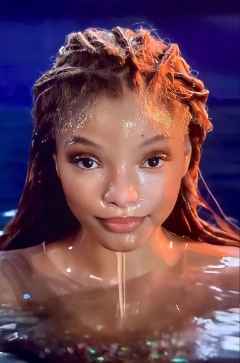 Halle Little Mermaid, Halle Angel, Ariel Halle Bailey, Little Mermaid Halle Bailey, Halle Ariel, Halle Bailey Hair, Halle Core, Ariel Live Action, Ariel Movie