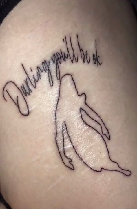 Darling You’ll Be Okay Ptv Tattoo, Ptv Tattoo Ideas, Pierce The Veil Tattoos Ideas, Ptv Tattoo, Hold On Till May, Pierce The Veil Tattoos, May Tattoo, Pagan Poetry, Small Tats