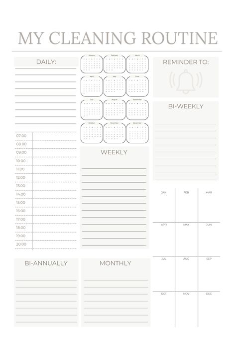 Helps tracking housekeeping chores Daily Cleaning Schedule, Cleaning Chart, Chore Checklist, Planner Minimal, Chart House, Minimal Planner, Routine Printable, Cleaning Planner, Declutter Challenge