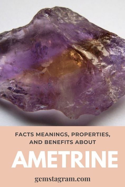 Ametrine Meaning, Cactus Benefits, Crystal Healing Stones, Energy Crystals, Gemstone Healing, Gems And Minerals, Crystal Gems, Crystals Minerals, Rocks And Minerals