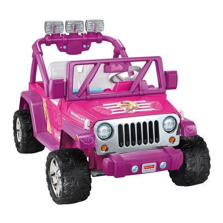 Fisher-Price Power Wheels Barbie Deluxe Jammin Jeep Wrangler Ride On Toy , CHP65, Multicolor Barbie Jeep, Power Wheels Jeep, Toy Guide, Jeep Wheels, Whatsapp Wallpaper Cute, Disney Frozen Olaf, Riding Toys, Power Wheels, Disney Princess Frozen