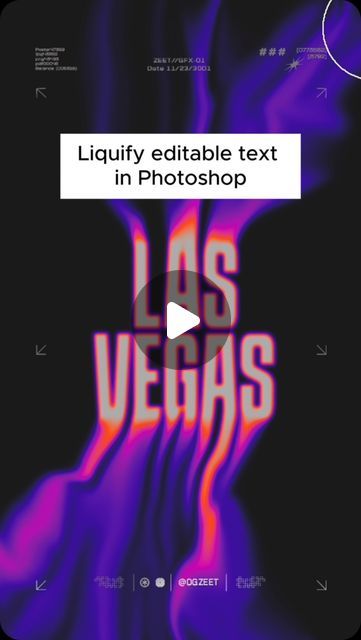 ZEET on Instagram: "Editable liquify text effect in Adobe Photoshop
.
.
.
.
.
#graphicdesign #typography #howto #designhack #adobeillustrator #adobeillustratortutorial #logodesign #logotype #wordmark #wordmarklogo #branddesign #lasvegas" Liquify Text, Liquify Photoshop, Photoshop Text Effects, Photoshop Text, Adobe Illustrator Tutorials, Word Mark Logo, Glow Effect, Design Hack, Text Effect