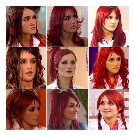 Rbd Outfits, Rbd Concert, Red Hair Outfits, Red Hair Inspiration, Concert Hairstyles, Dresses With Cowboy Boots, Cabello Hair, Bright Red Hair, Girl Friendship