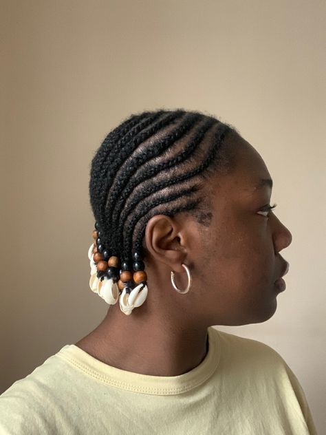 Corn Row Braids Short Hair, Natural Cornrow Hairstyles Short Hair, Beaded Hairstyles, Natural Cornrows, Natural Cornrow Hairstyles, Cornrows With Beads, Latest Hair Braids, Natural Hair Men, Natural Hair Woman