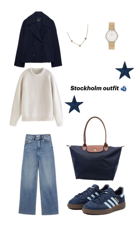 #stockholm #navy #stradivarius #adidas Stradivarius Outfit, Navy Outfit, Adidas Outfit, Amelie, Stockholm, Adidas, Navy