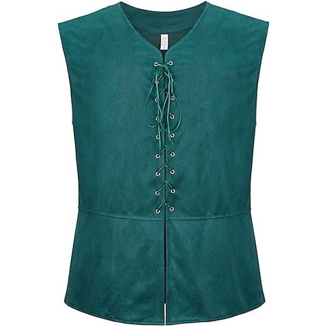 Vest Types, Medieval Vest, Elven Cosplay, Steampunk Vest, Steampunk Top, Viking Men, Carnival Halloween, Halloween Style, Suede Vest