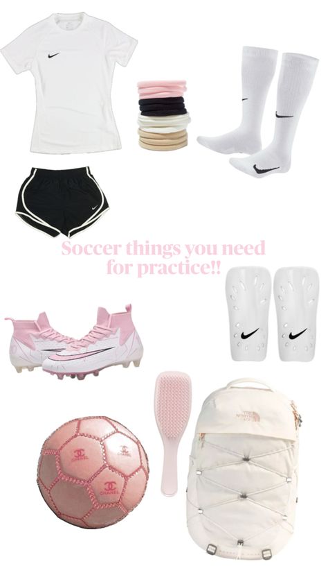 I love soccer Soccer Tryouts Outfits, Highschool Soccer, Soccer Fits, Soccer Fit, Soccer Girls Outfits, Soccer Things, Soccer Aesthetic, I Love Soccer, Soccer Essentials